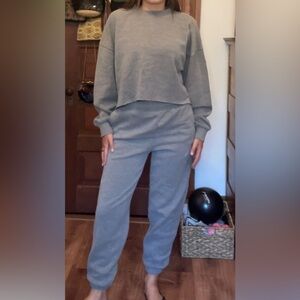 Gray Women's Sweat set